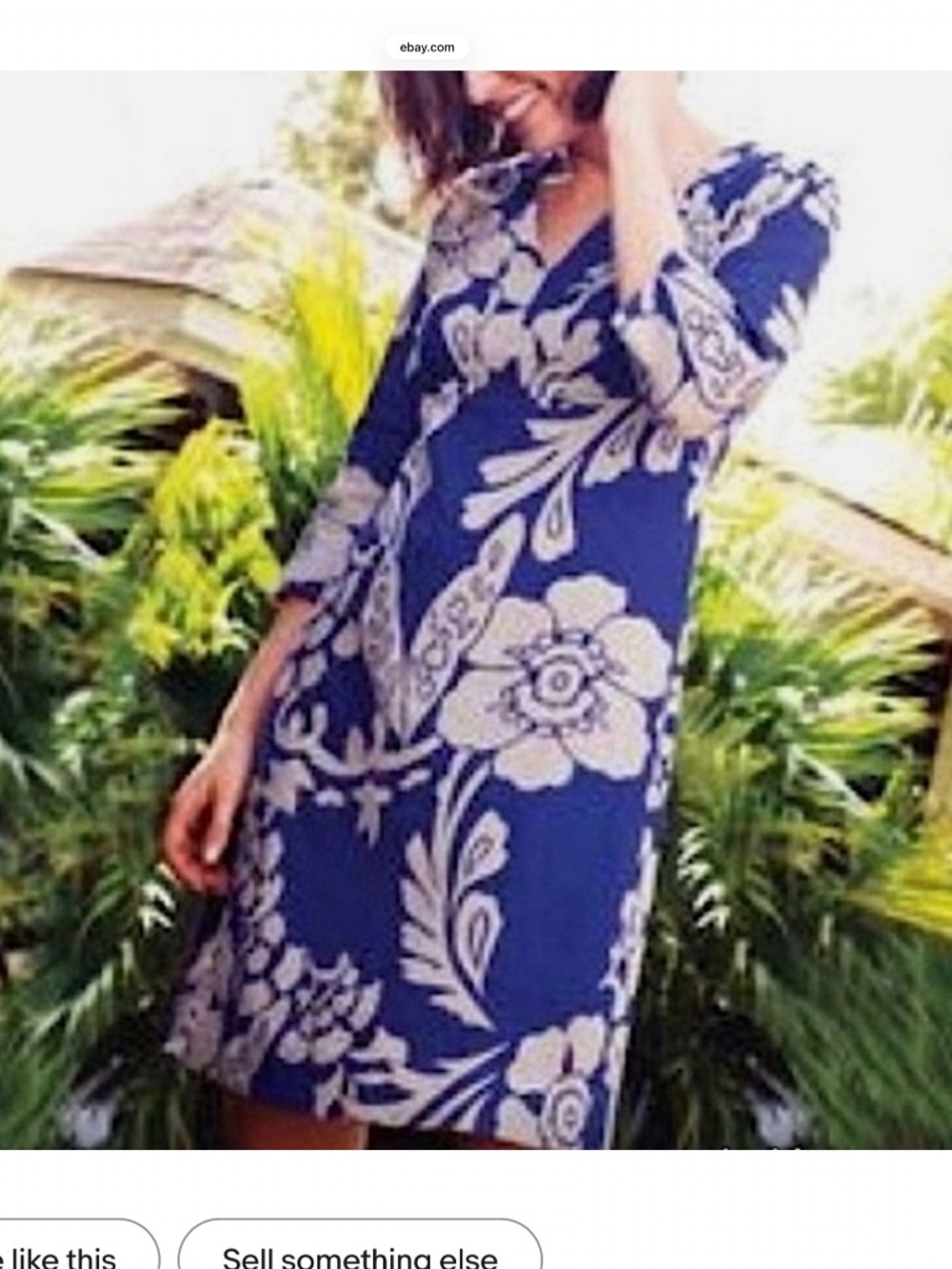 Boden Linen Tunic Floral Dress, resortwear, vacation